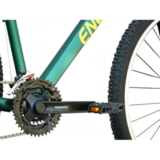 Ποδήλατο MTB Energy Enigma 29" V-Brake 2026 - Πράσινο του Δάσους με Κίτρινο