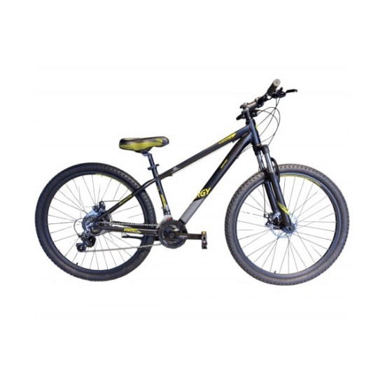 Ποδήλατο MTB Energy Enigma 27,5" Disc Alloy Μαύρο Νύχτας  και Κίτρινο Ματ με Lock Out