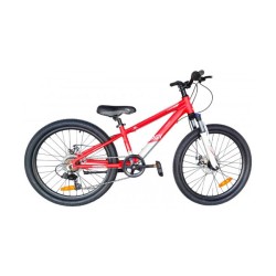 Ποδήλατο Παιδικό ΜΤΒ Energy Enigma 24" Disc Κόκκινο Άσπρο Ματ με Lock Out