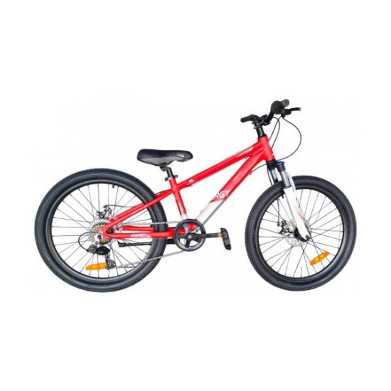 Ποδήλατο Παιδικό ΜΤΒ Energy Enigma 24" Disc Κόκκινο Άσπρο Ματ με Lock Out