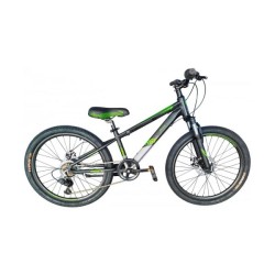 Ποδήλατο Παιδικό MTB Energy Enigma 24" Disc Alloy Πράσινο Μαύρο Άσπρο Ματ με Lock Out