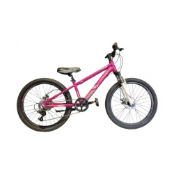 Ποδήλατο Παιδικό MTB Energy Enigma 24" Disc Alloy Ματζέντα Άσπρο Ματ με Lock Out