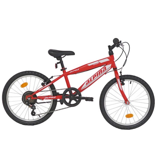 Ποδήλατο Παιδικό Alpina Alpha MTB 20x11 Κόκκινο