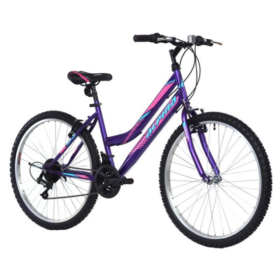 Ποδήλατο Παιδικό Alpina Alpha MTB 24x12 Μωβ