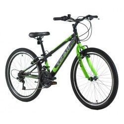 Ποδήλατο Παιδικό Trail 40E 24x11 ΜΤΒ 21Τ Μαύρο Πράσινο