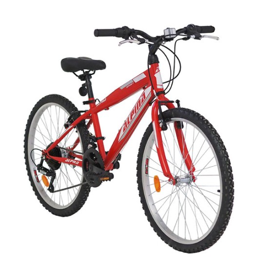 Ποδήλατο Παιδικό Alpina Alpha MTB 24x12 Κόκκινο
